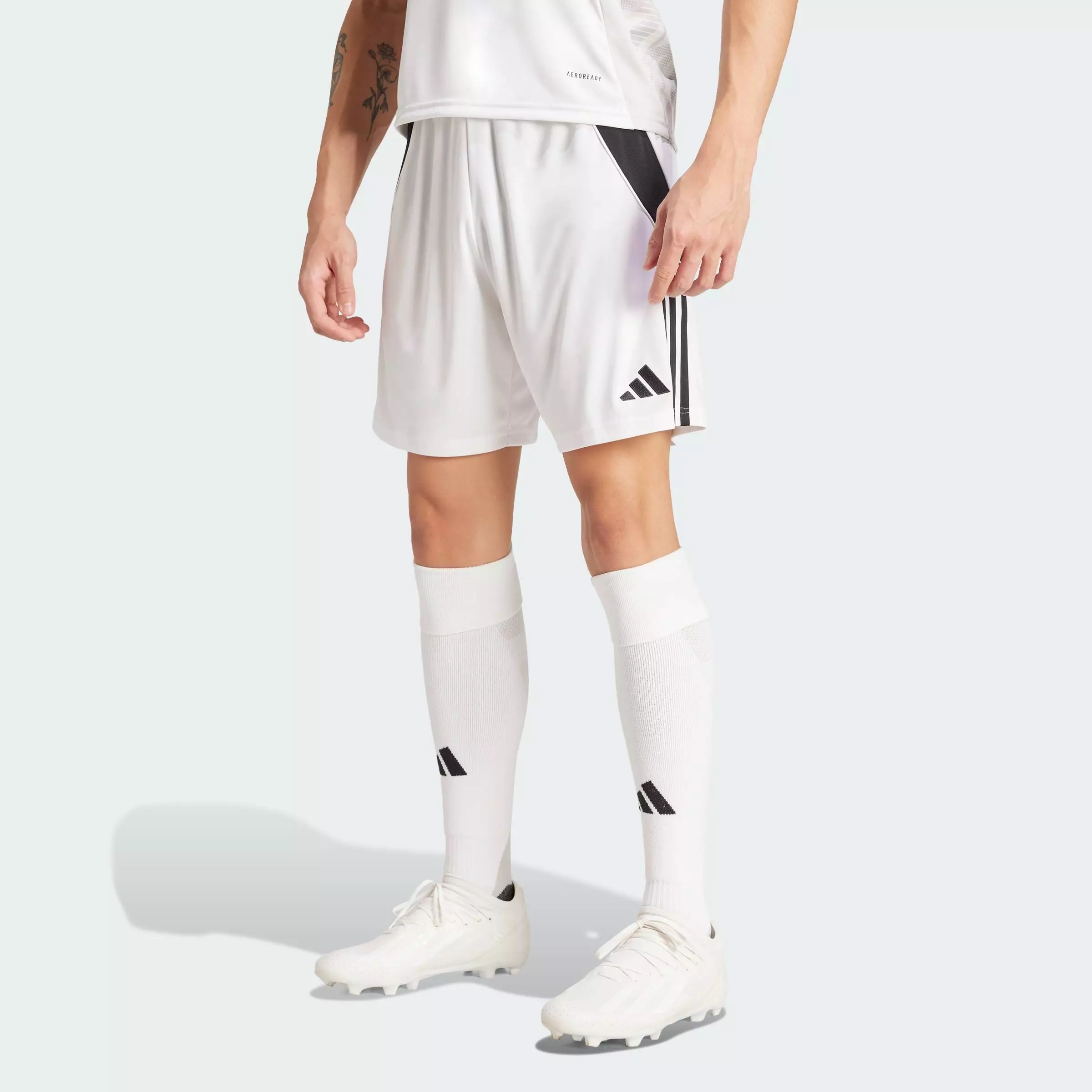Football Tiro 24 Shorts Men White IR9380
