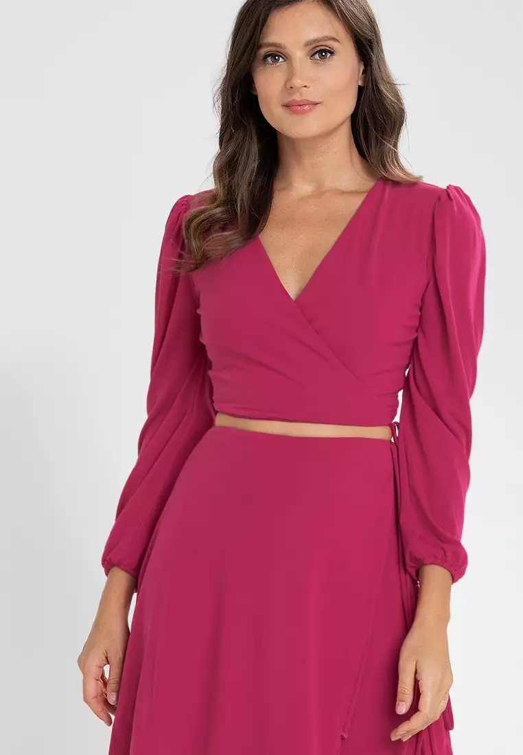 Misty Longsleeved Wrap Mini Set