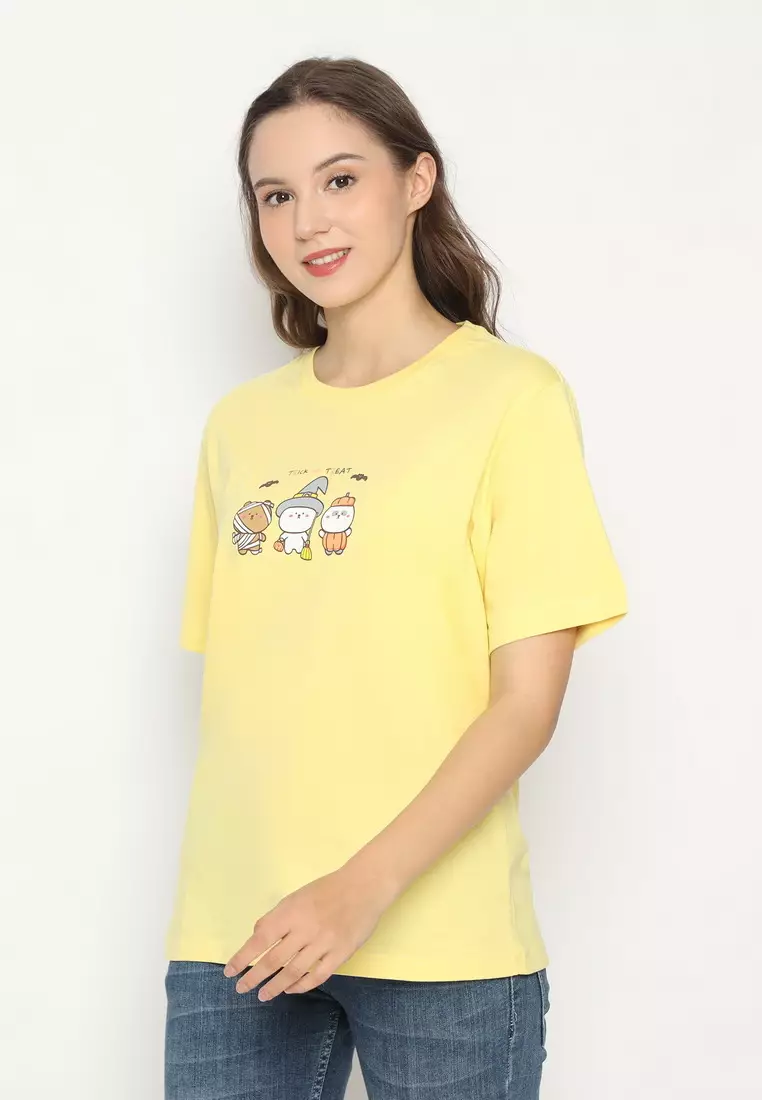 RBJ Ladies T-Shirt Cotton Combed Wanita 45001