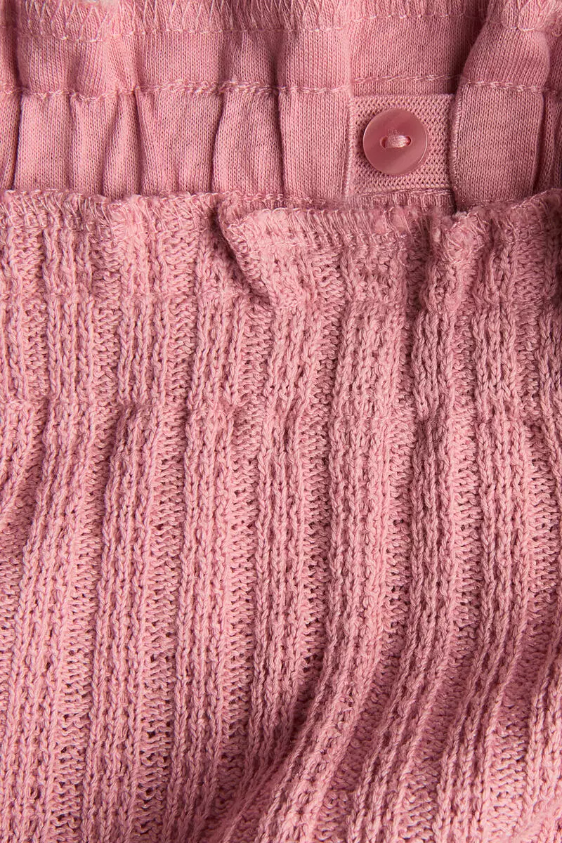 2-piece pointelle-knit set
