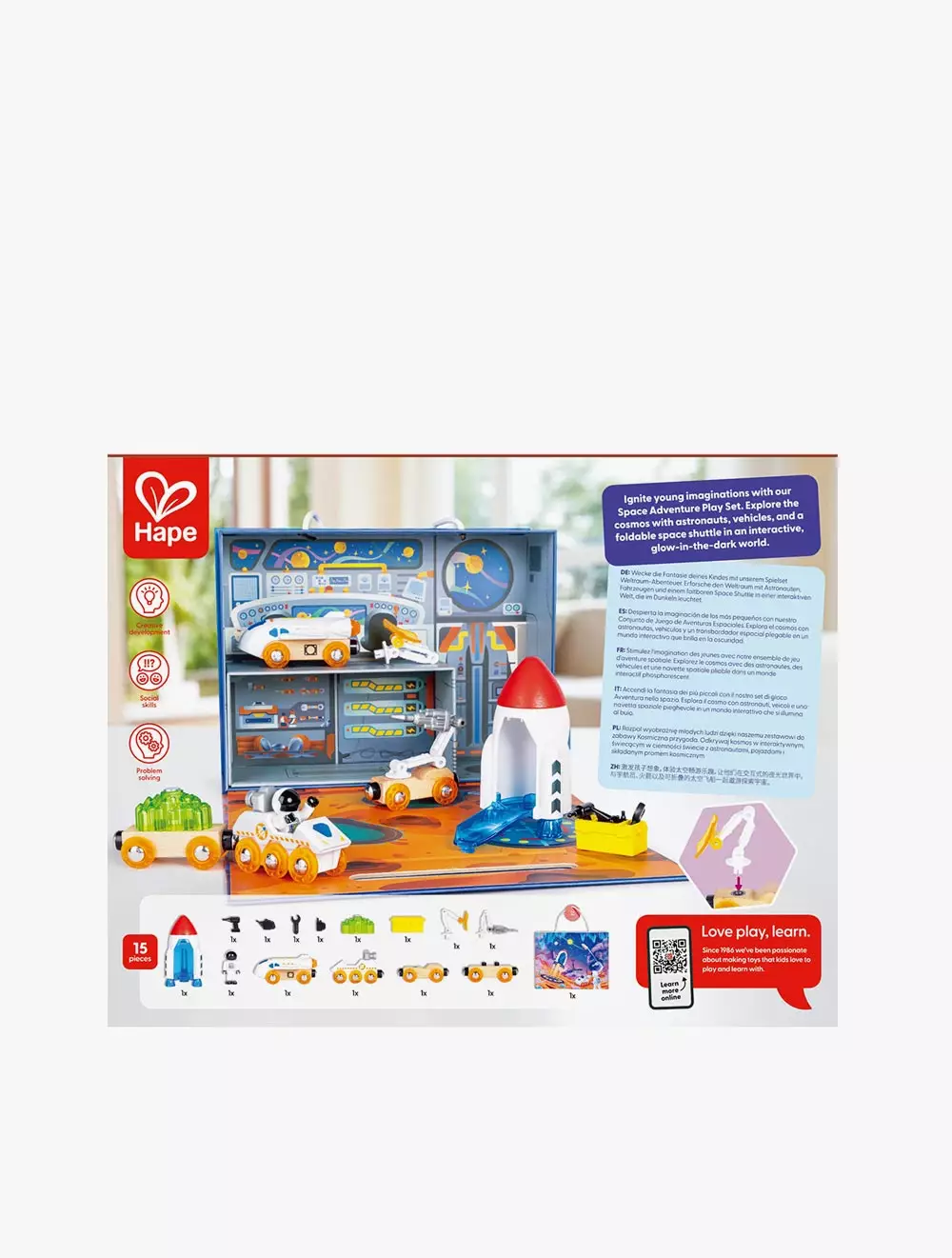 HAPE SPACE ADVENTURE PLAY SET - HPAE3876