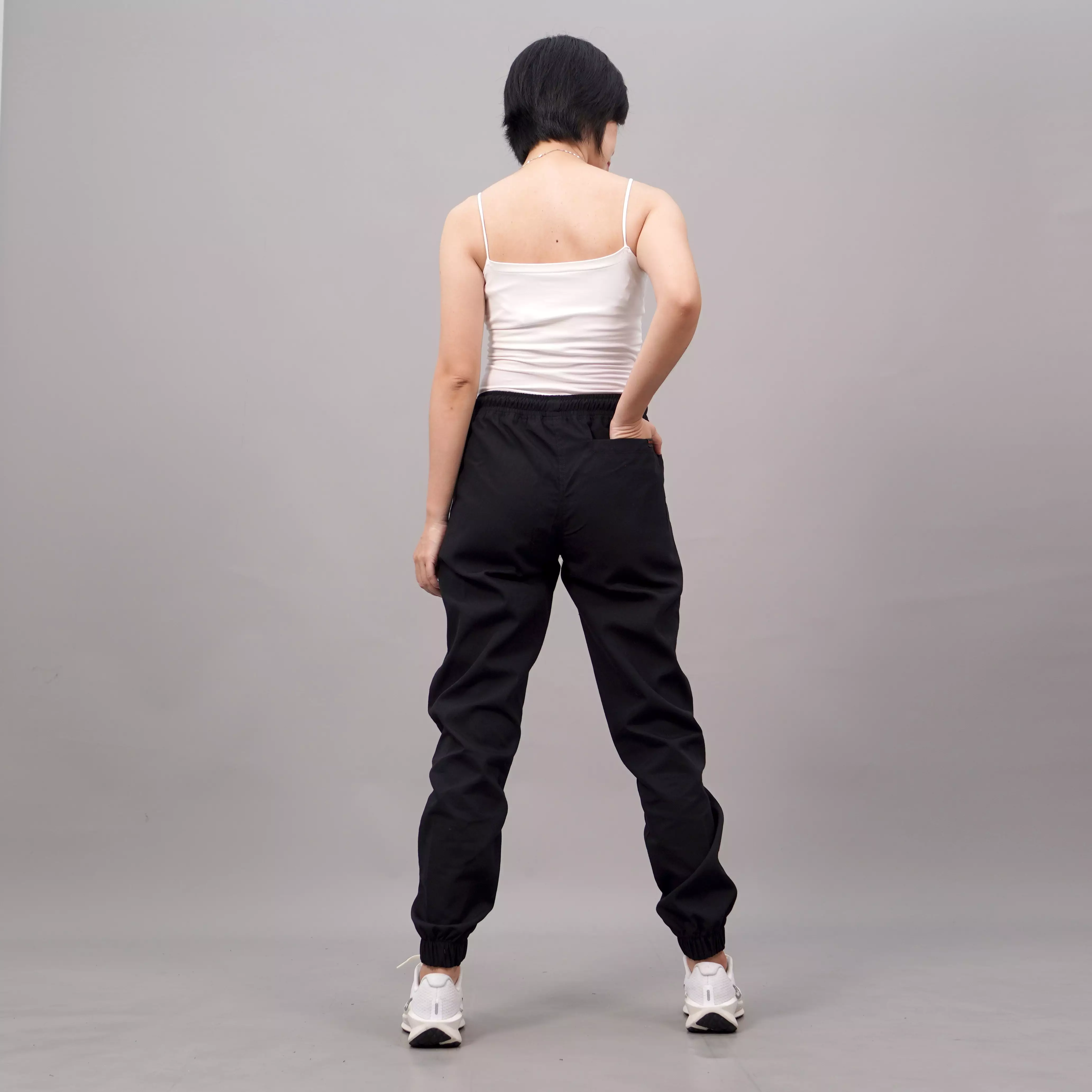  DIAN Celana Jogger Hitam Polos Jogger Pants Wanita Celana Joger Pants - HITAM