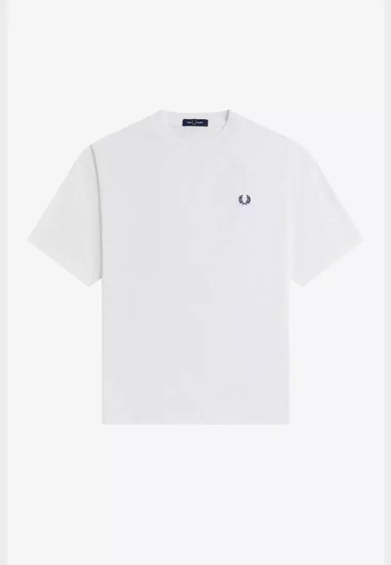 Fred Perry M2474 Back Print Laurel Wreath T-Shirt (Snow White) 