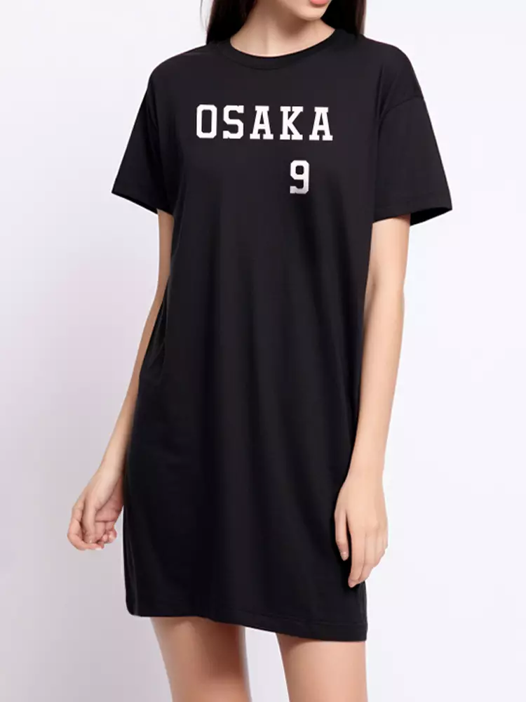 LTE36 LD long dress ld TD ladies osaka 9 hitam