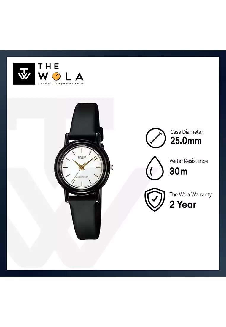 Casio watch size store