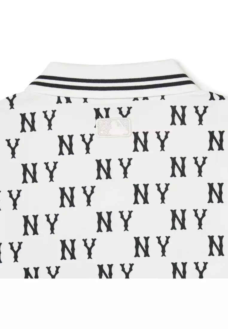 CLASSIC MONOGRAM ALL OVER POLO T-SHIRTS NEW YORK YANKEES
