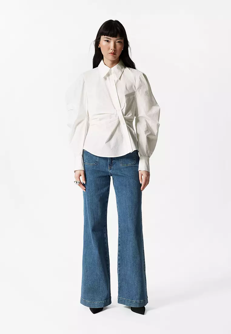 Asymmetrical Cotton Shirt