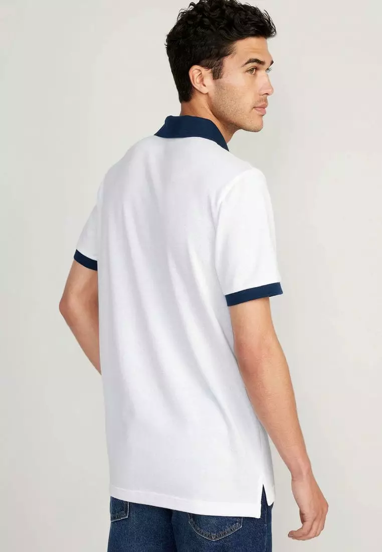 Old navy outlet white polo shirt