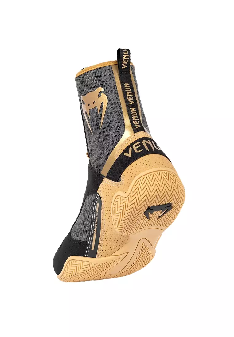 Venum Elite Boxing Shoes - Black/Beige