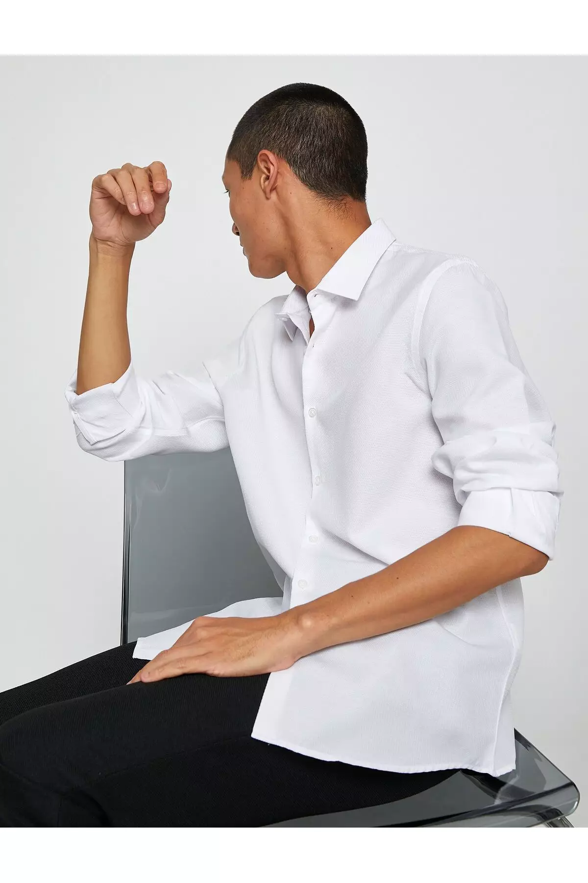 White long sleeve store