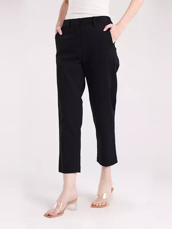 MINIMAL - Siela - Celana Chinos Ankle - Black