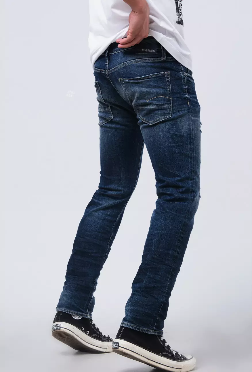 Celana Jeans Pria Skinny J9 Series Medium Blue