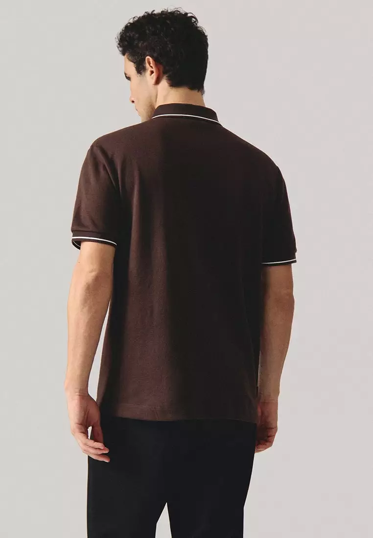 Premium Regular Fit Polo Shirt With Contrast Tipping