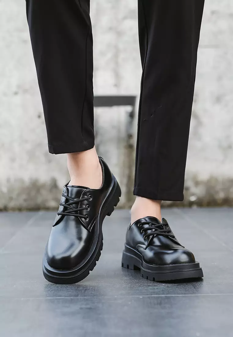 Buy Twenty Eight Shoes Platform Leather Derby Shoes MK812-1 Online