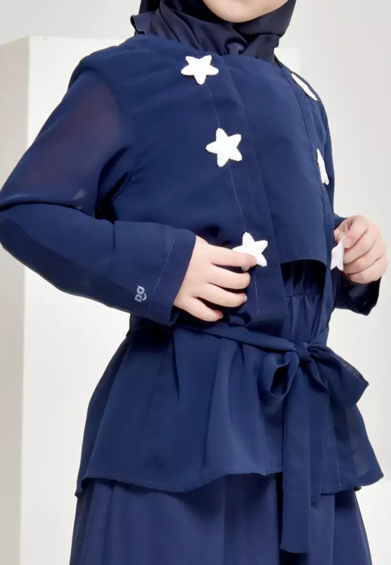 Rabbani - Gamis Drescute Anak Bani Batuta Moera RMO Z1M Navy