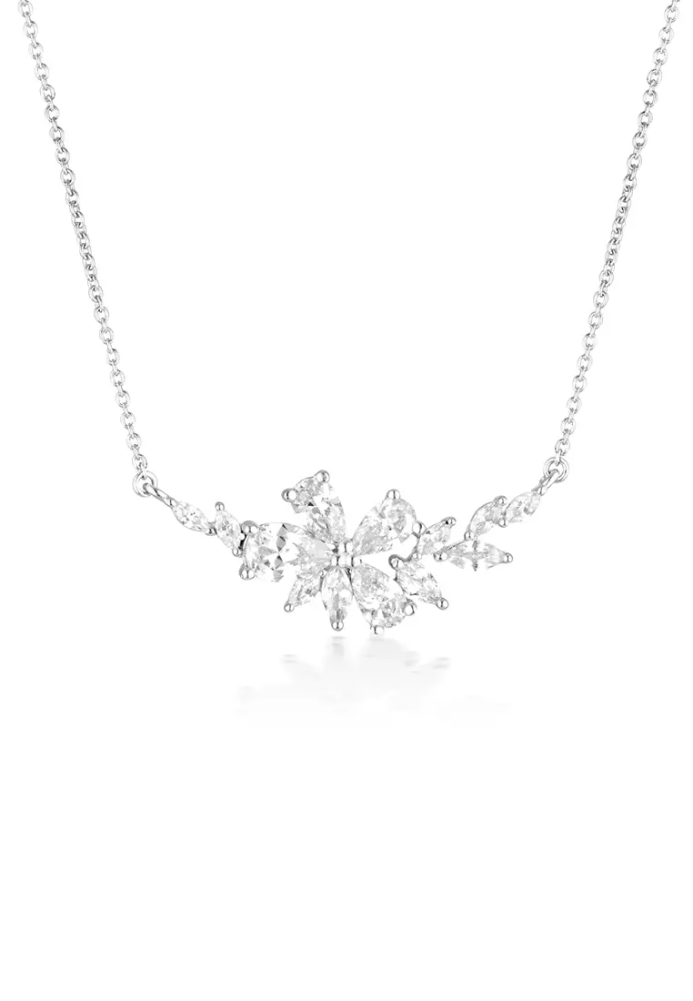 Buy GEORGINI GEORGINI ICONIC BRIDAL HYACINTH NECKLACE SILVER 2024