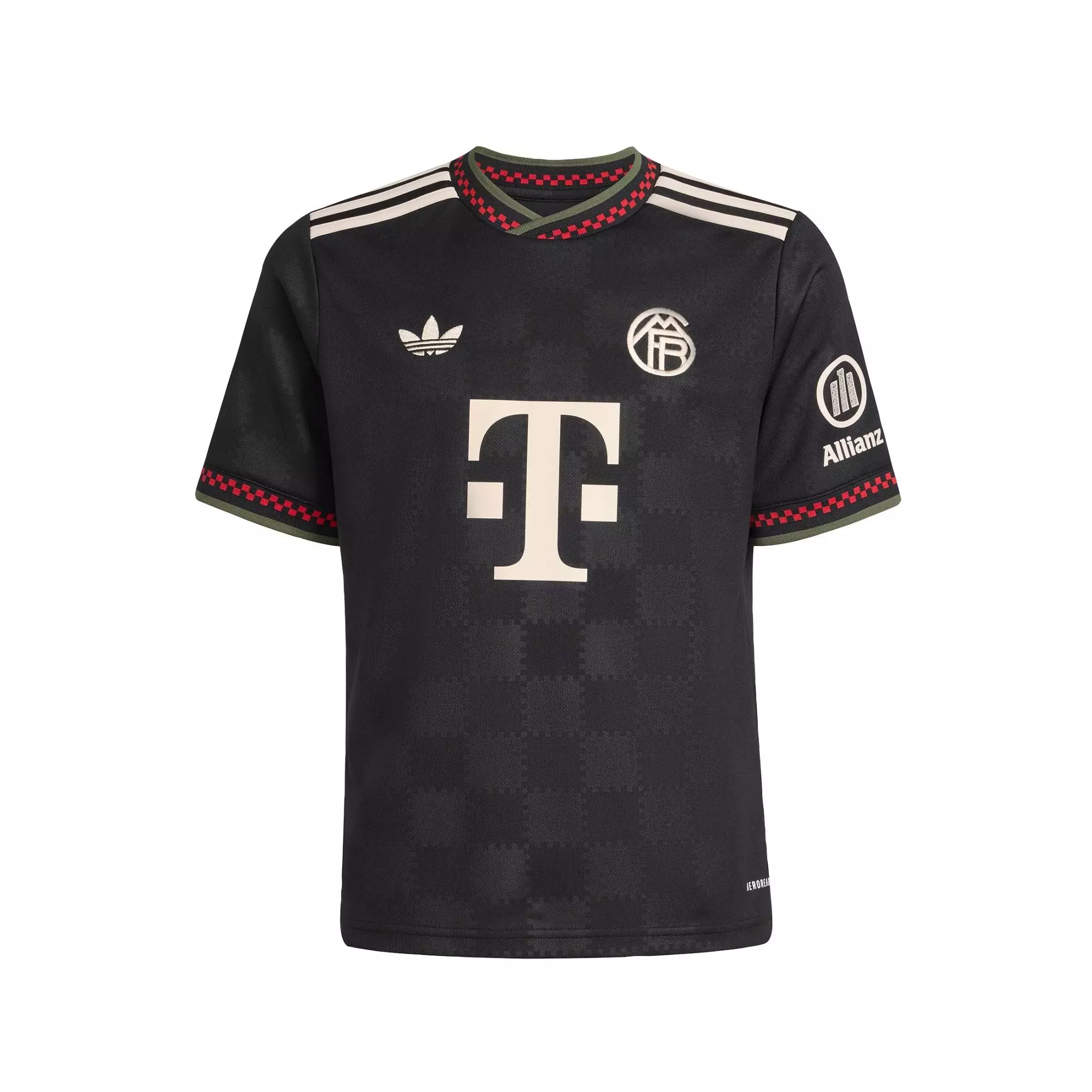 Football FC Bayern 25/26 Third Jersey Unisex Black KE6797