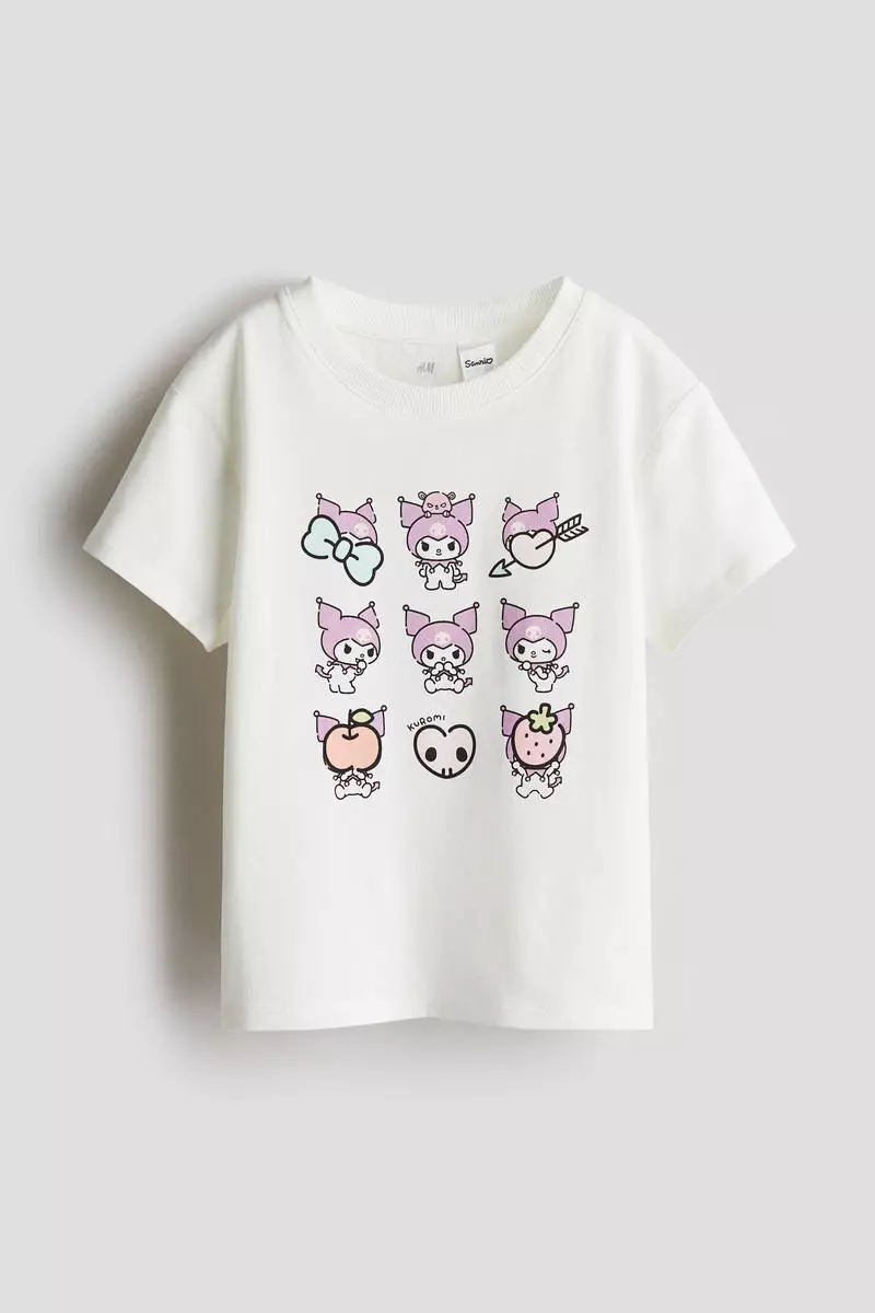 Printed cotton T-shirt