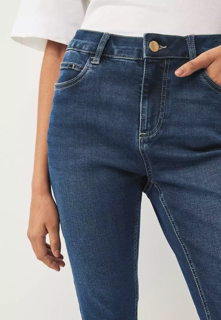 Pedal Pusher Cropped Jeans