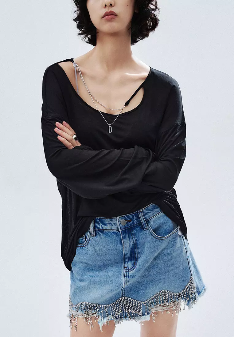 Loose Long-sleeved T-shirt