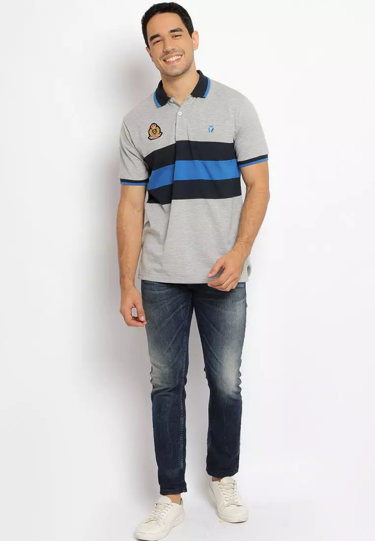 MATSUDA Kaos Polo Shirt Pria Kerah Koriyama