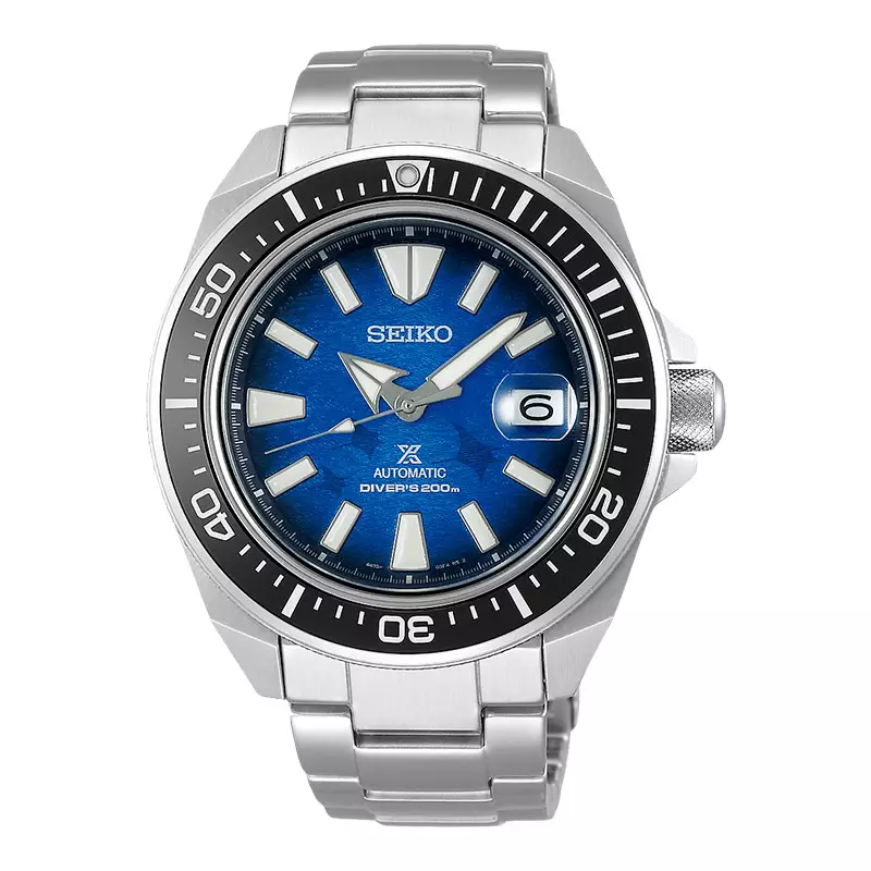 Jam Tangan Pria Seiko Prospex SRPE33K1 King Samurai Manta Ray Save The Ocean Stainless Steel Special Edition