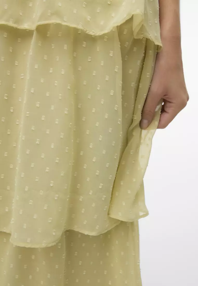 Sleeveless Layer Maxi Dress