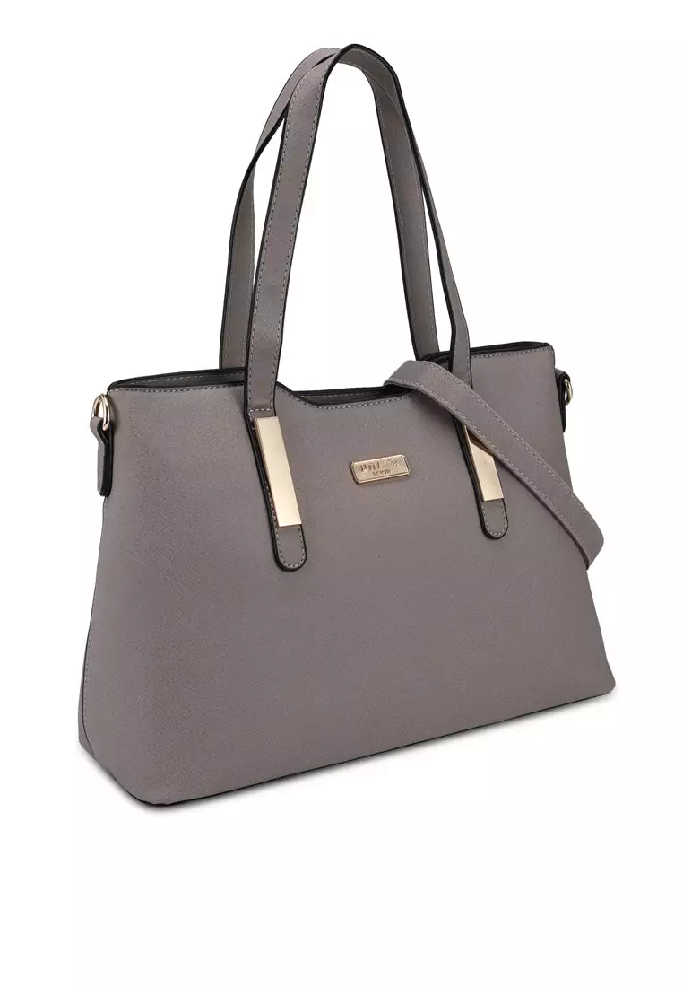 Buy Unisa Set Of 3 Saffiano Handbag 2024 Online ZALORA Singapore