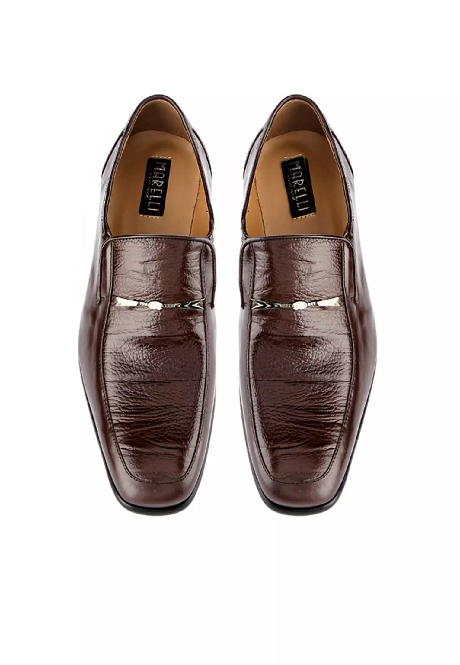 Joan Men Formal Dress Shoes Slip On Pantofel Kulit Asli