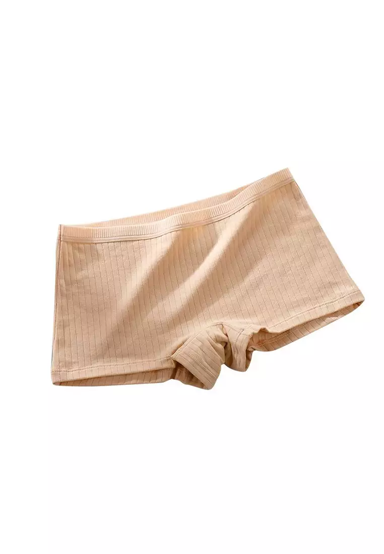 3Pcs Cotton Boy Shorts Underwear for Women Stretch Boyshorts