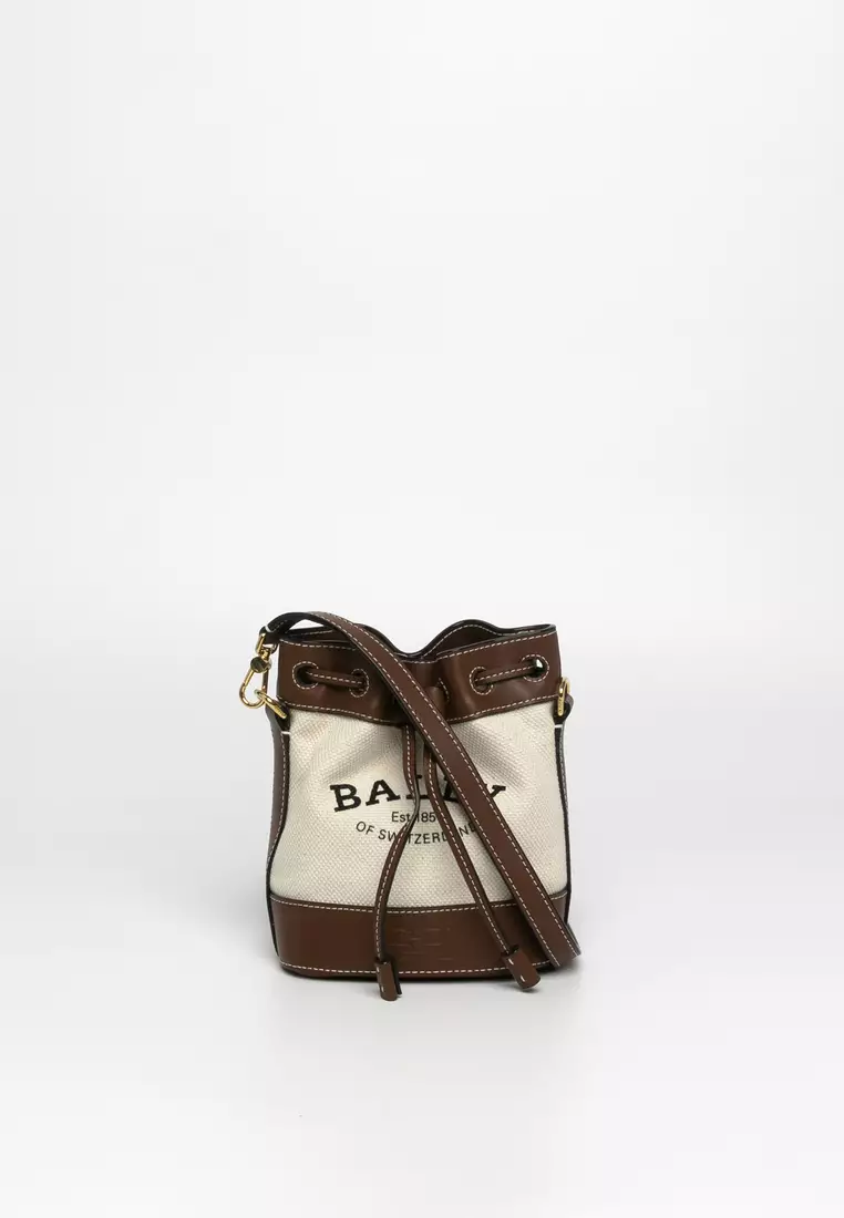 Bally leather cleoh xs bucket bag 