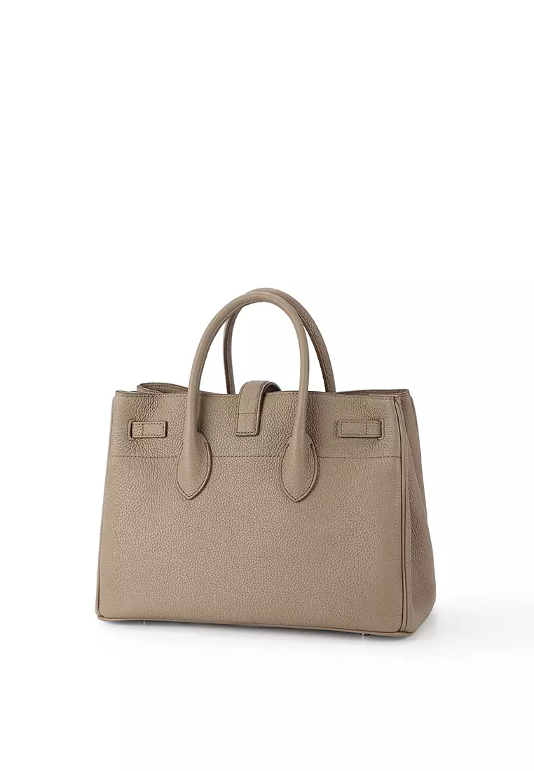 Buy RABEANCO SAOIRSE Soft Structural Belt Tote - Milkshake Latte 2024 ...