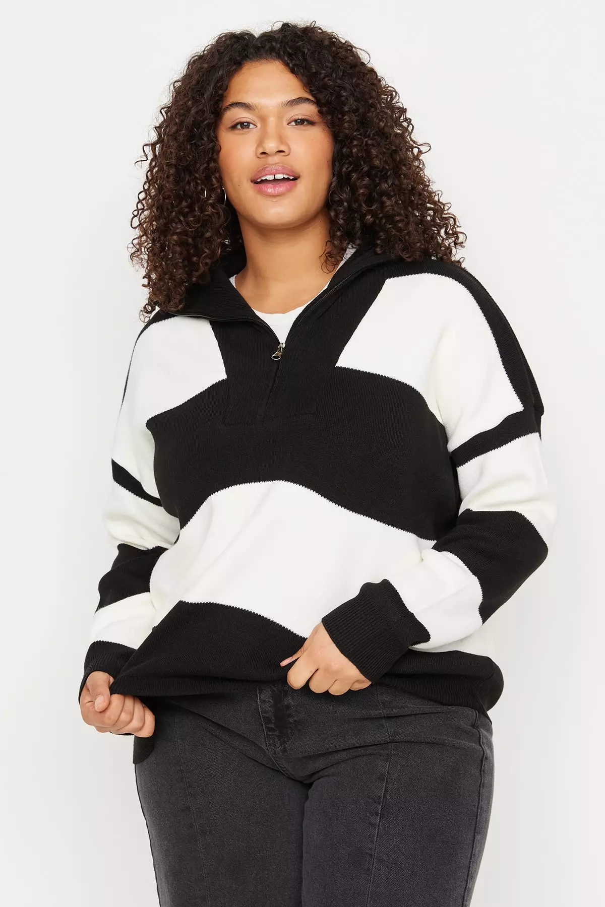 Plus size oversized outlet off the shoulder sweaters