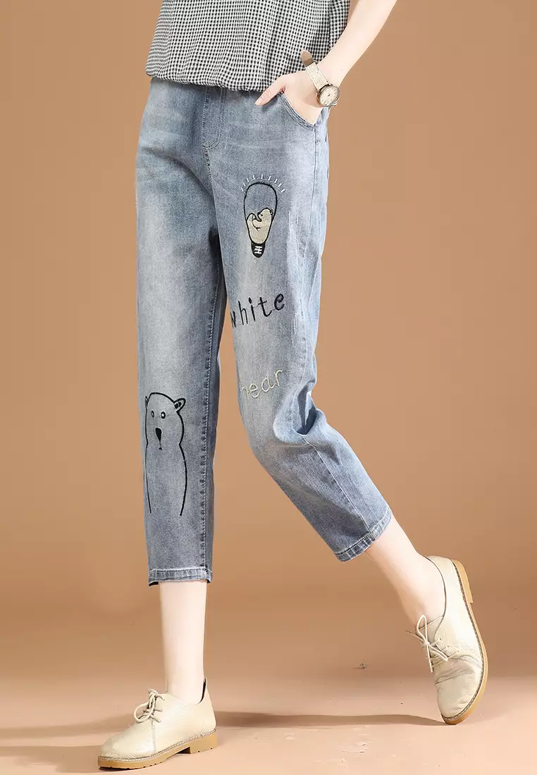 Girls stretchy jeans store