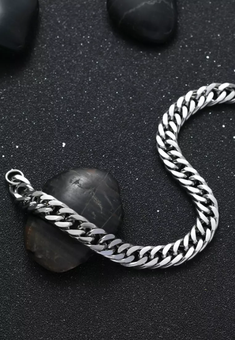 Buy Kings Collection Titanium Steel Bracelet (Circumference 23cm