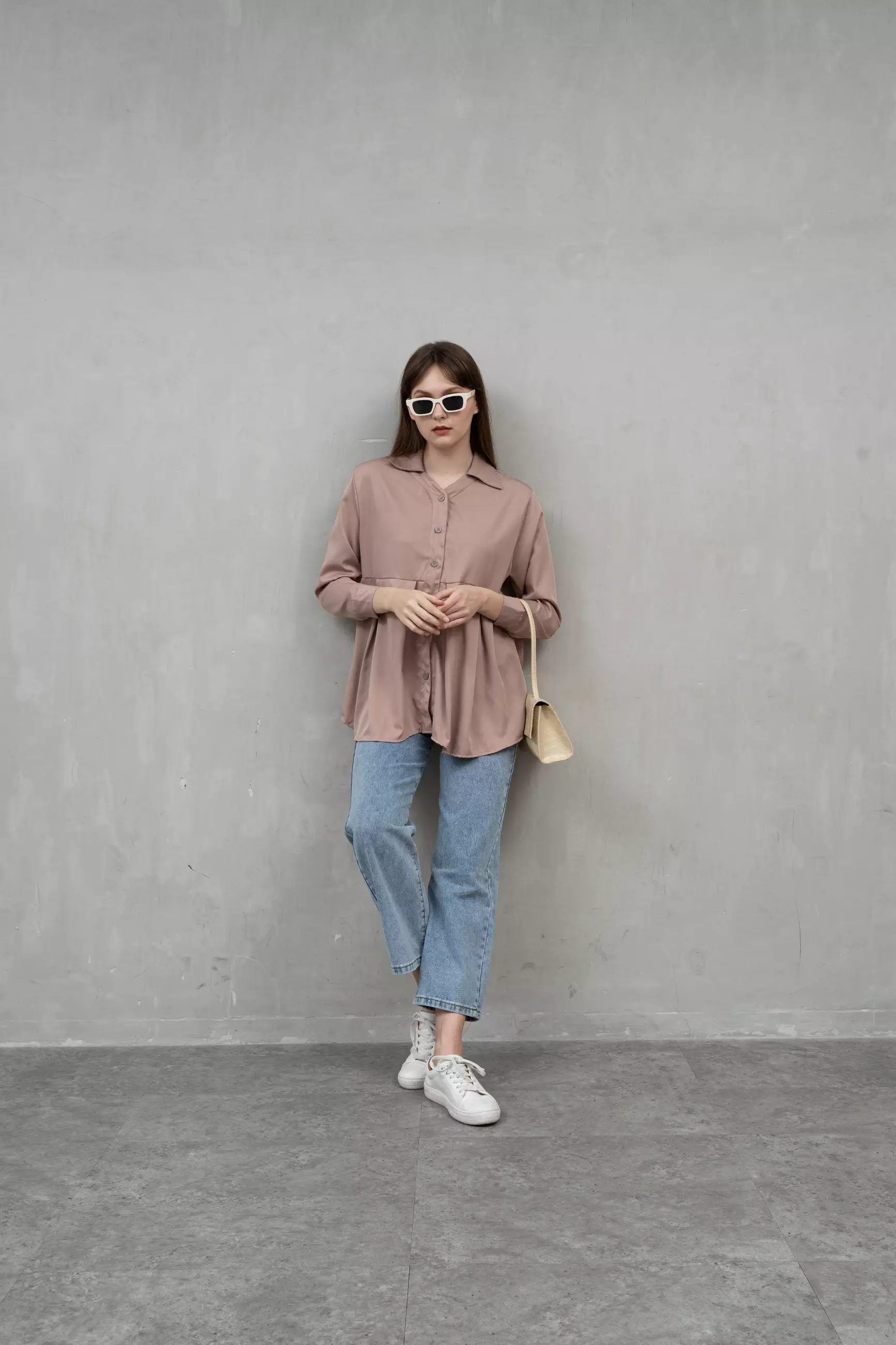 Houseofcuff Mars Top in Mocca Kemeja Wanita