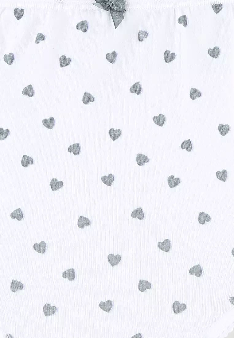 5pk Cotton Lycra Printed Full Briefs