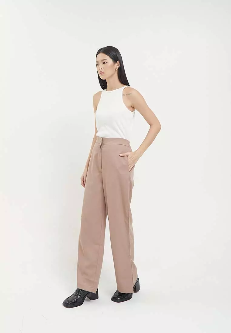 Velvet at Bobo -  Naira Flare Pants with slit