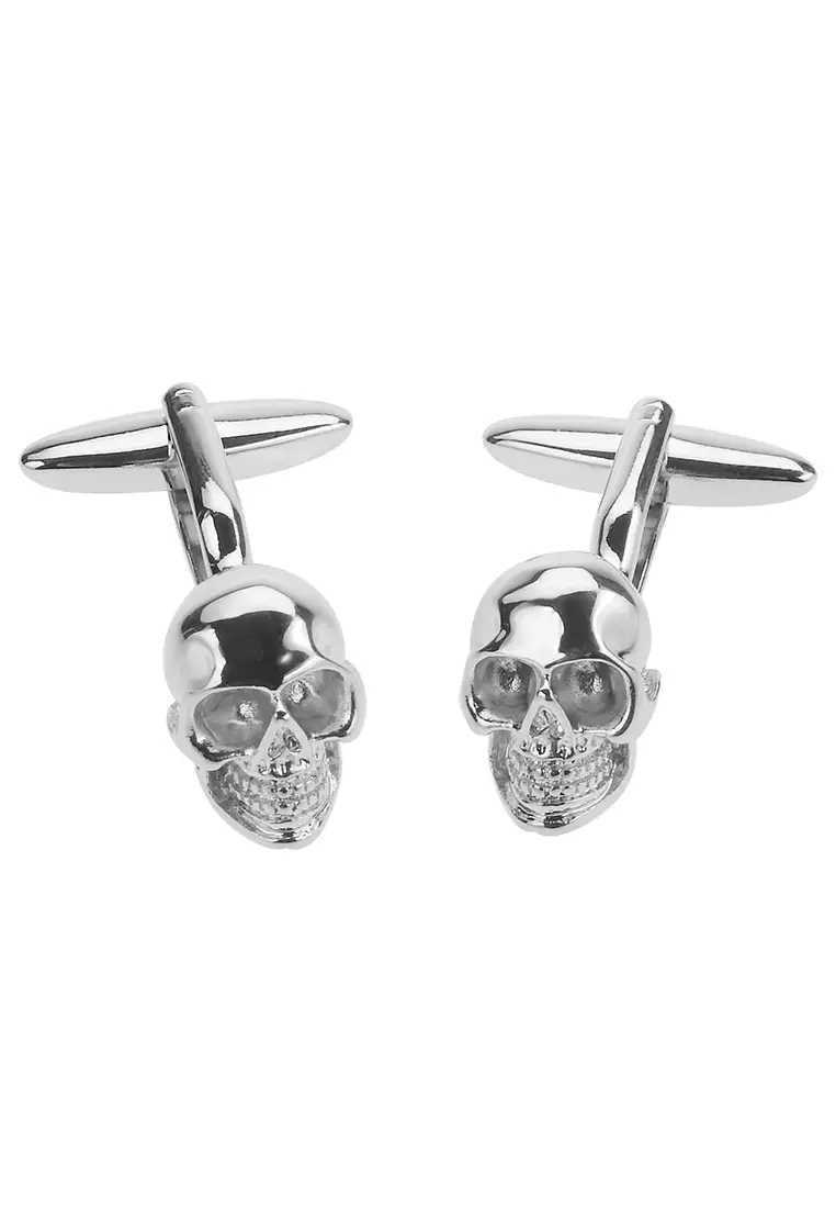 Gold hot sale skull cufflinks