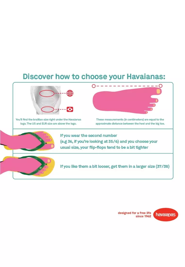 Havaianas Women Slim Square Logo Metallic Flip Flops - Buttercream