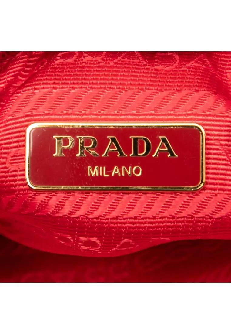 Pre-Loved Prada Tessuto Double Zip Phone Case
