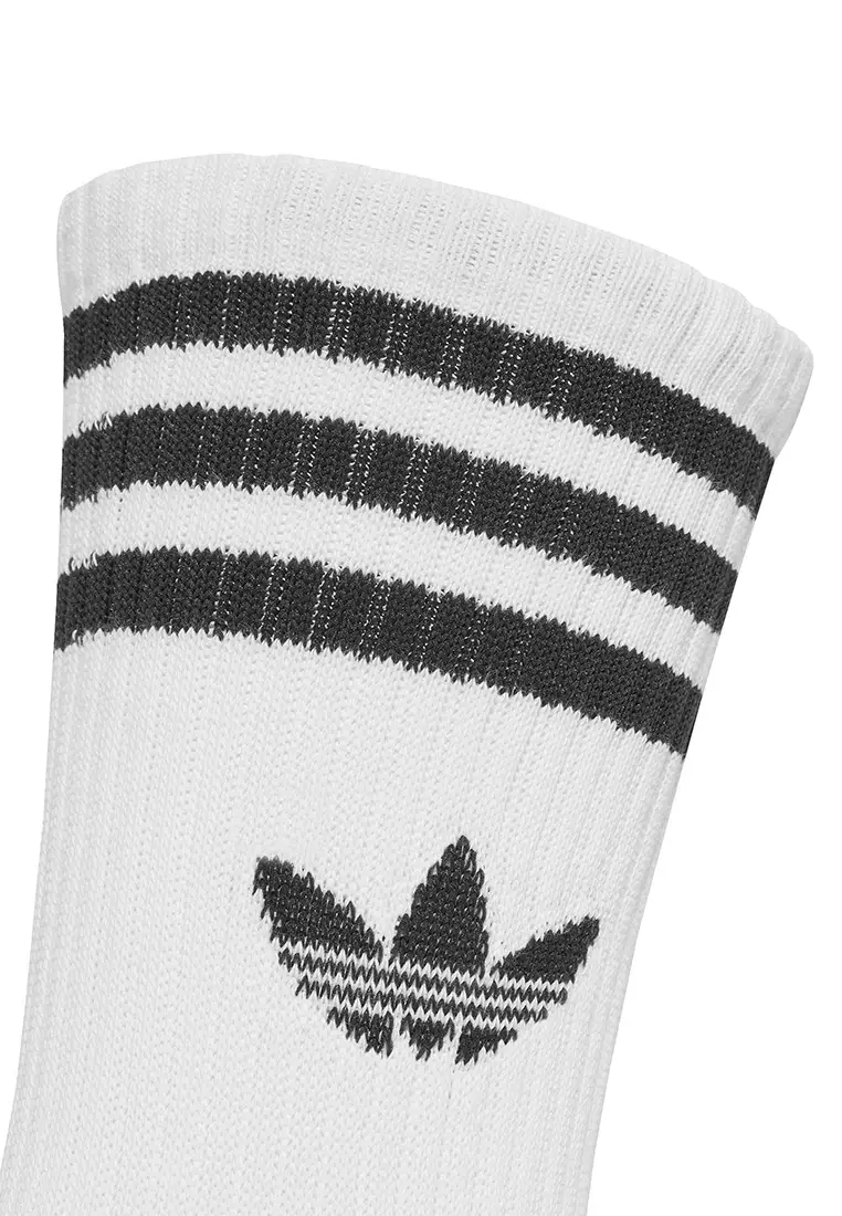 3-Stripes Crew Socks 3 Pairs