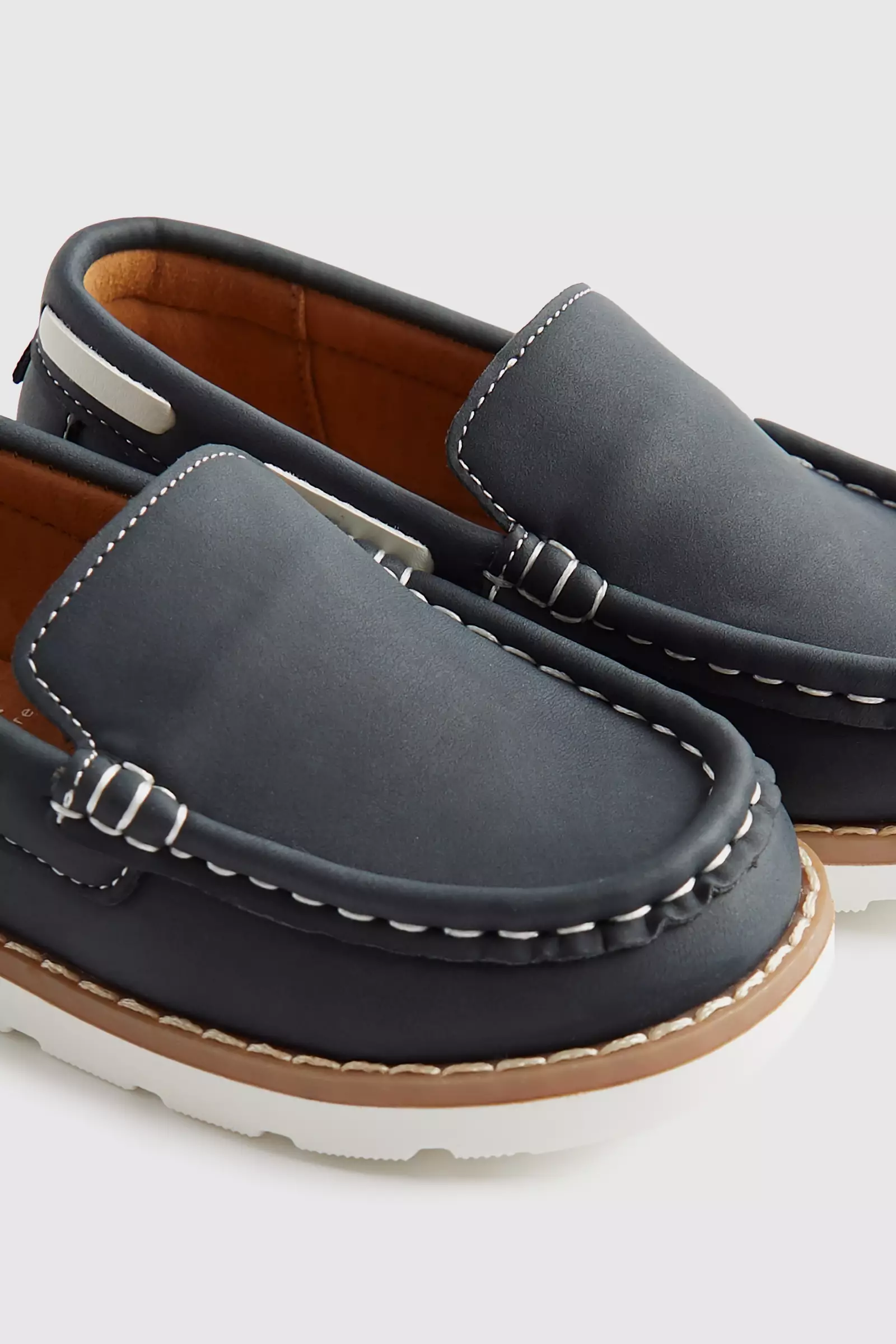 Mothercare Navy Loafer Shoes - Sepatu Anak Laki-laki (Biru)