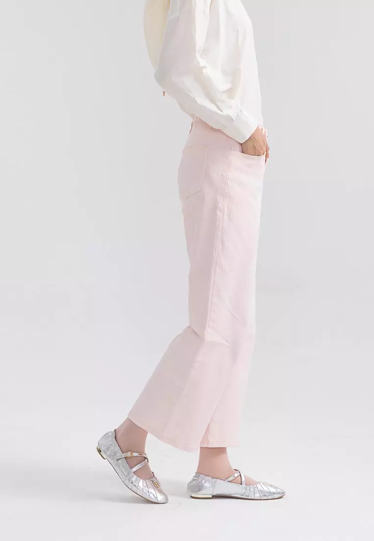 Ria Miranda Baby Pink Claris Pants