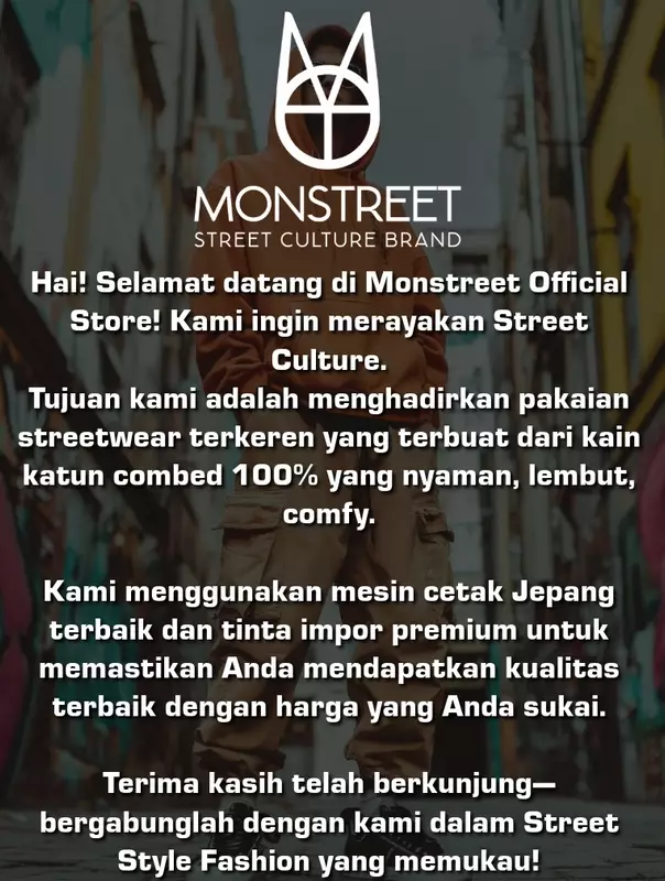 Monstreet Kaos Katun Combed 24S Grafis Reguler Fit Lengan Panjang Hitam Tshirt LUTR213 Cotton Combed 24S Graphic Tshirt Regular Fit Full Sleeve Black Tshirt