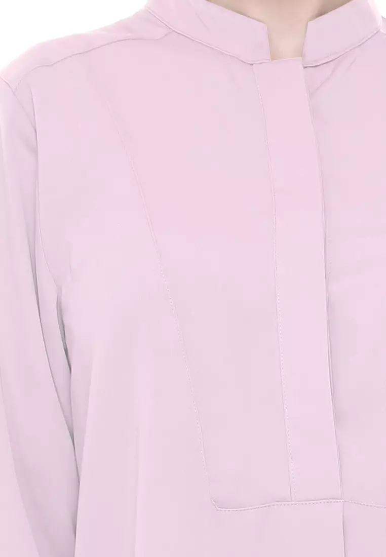 Eva Suit Top in Soft Pink
