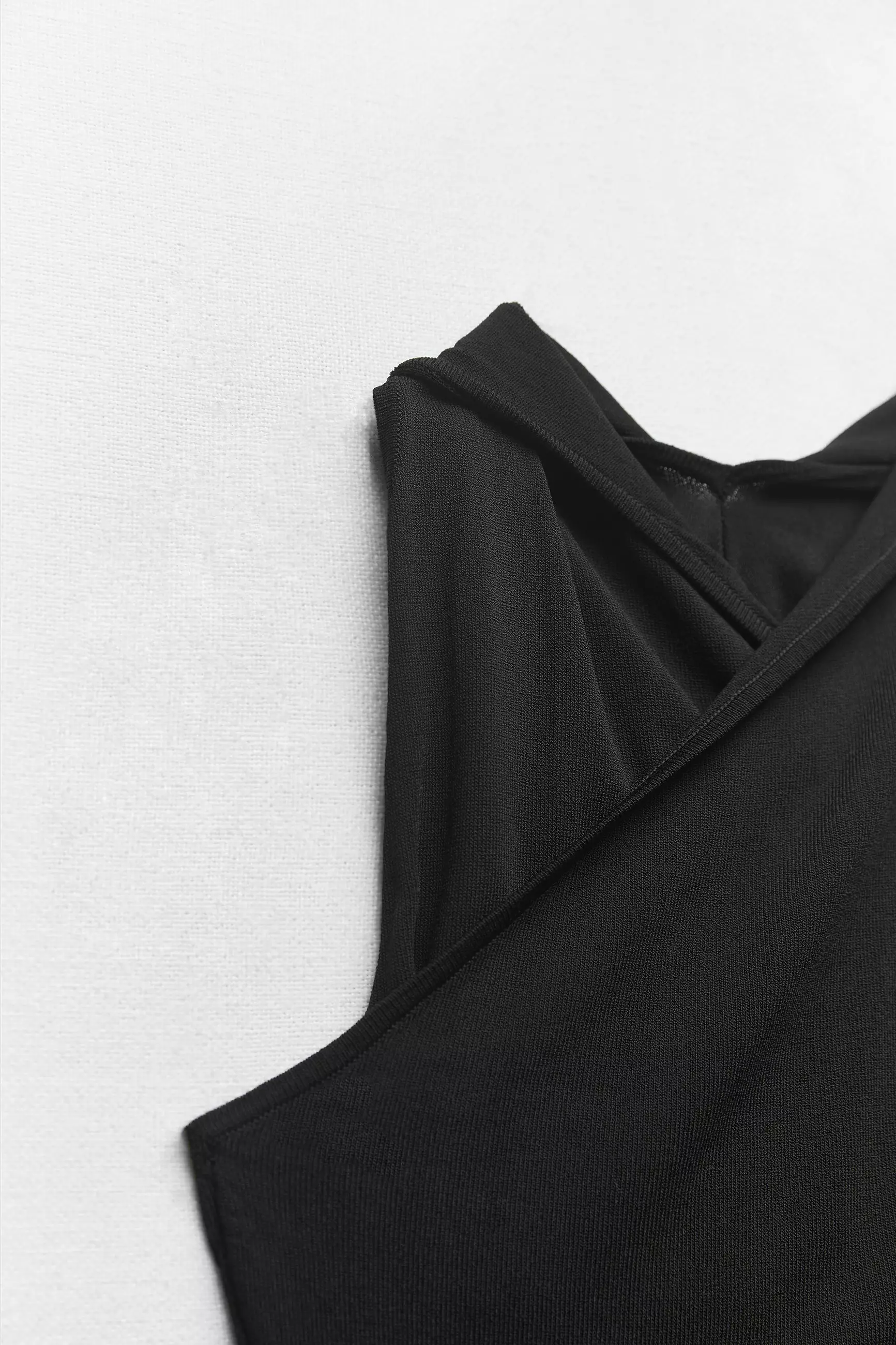 Knit Bodysuit With Hood