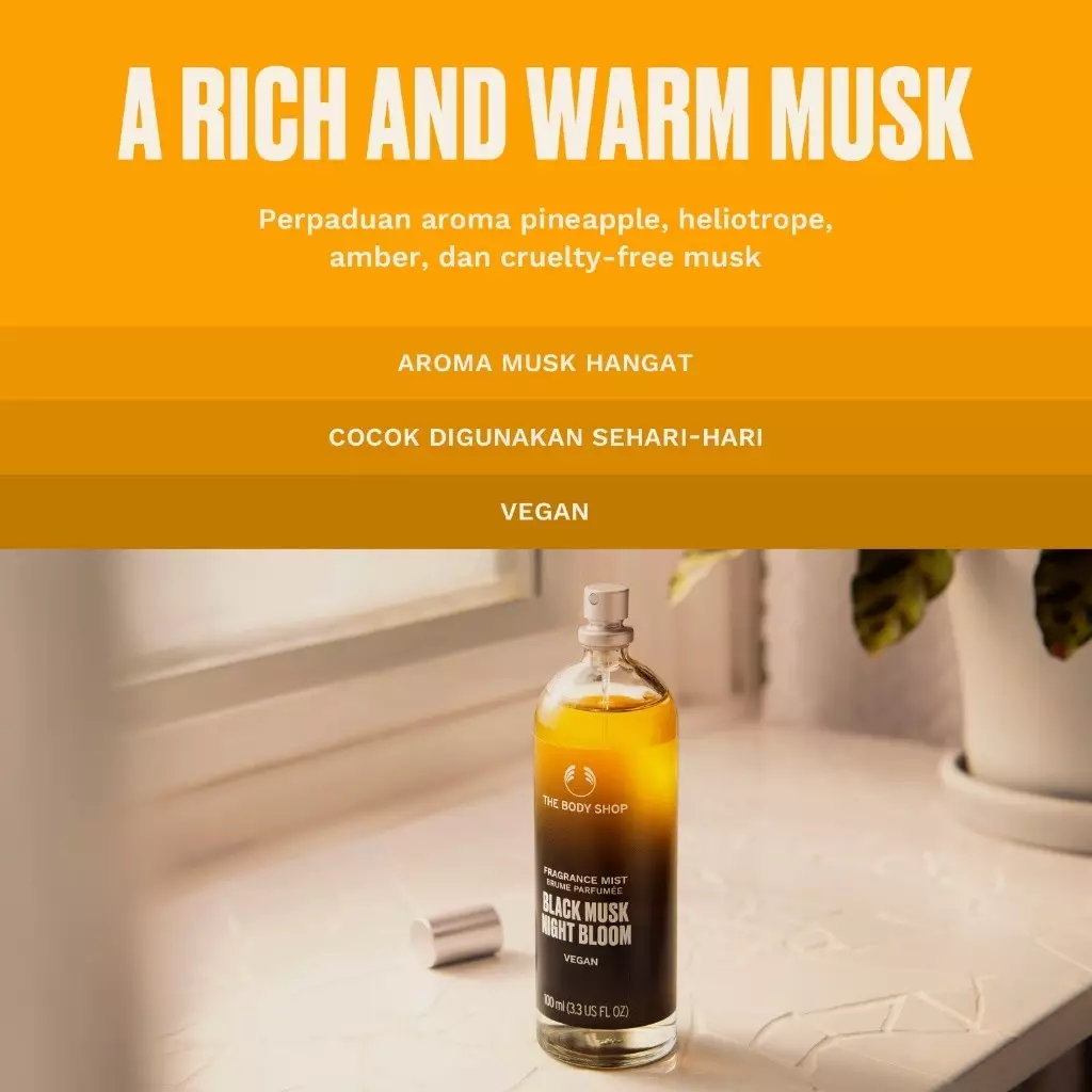 Black Musk Night Bloom Fragrance Mist 100Ml