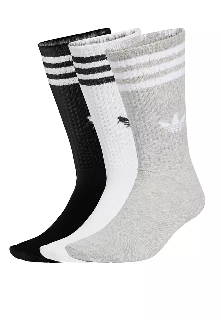 3-Stripes High Crew Socks 3 Pairs