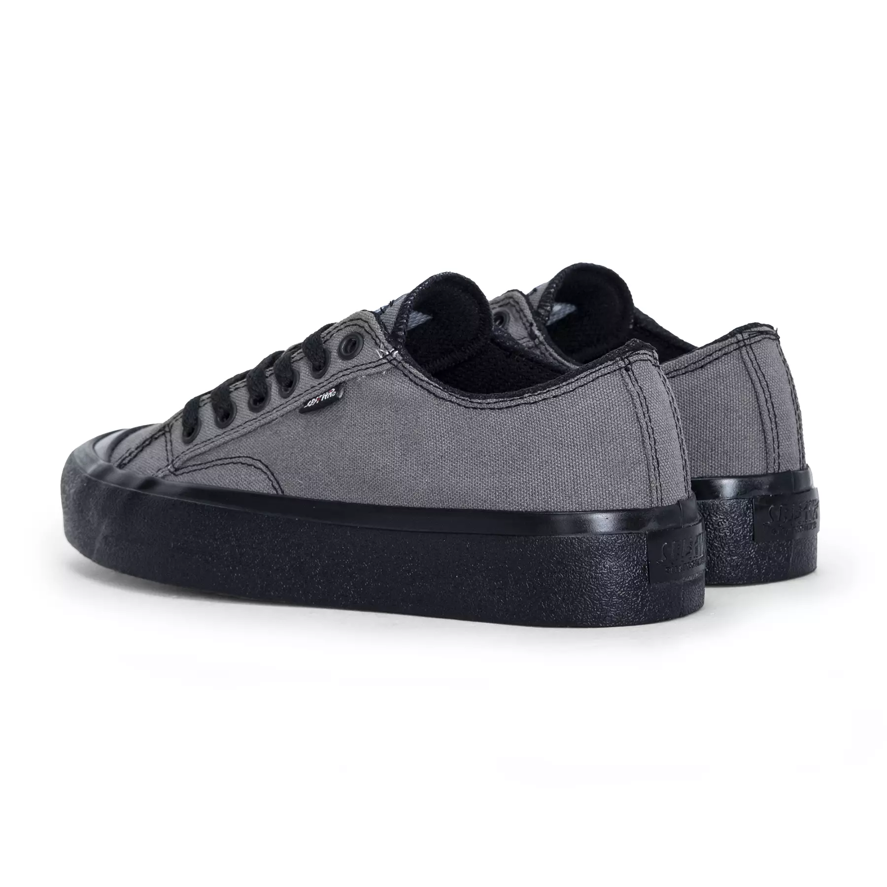 SABA Basic Grey All Black - Sepatu Sneakers Casual Pria Wanita